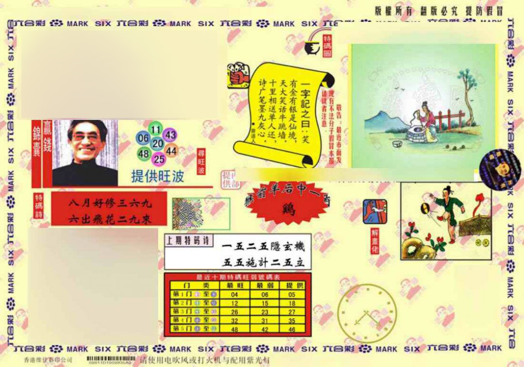 揭秘神秘的3D鬼六神算系列图