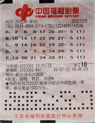 中国福利彩票双色球2020年第018期的希望与梦想