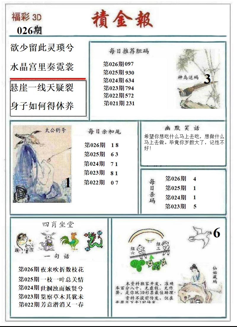 今日彩吧图晚报，探索3D图库的新视界