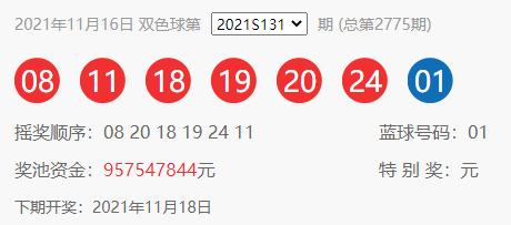 双色球2021年2月21日开奖结果揭晓，幸运儿揭晓！